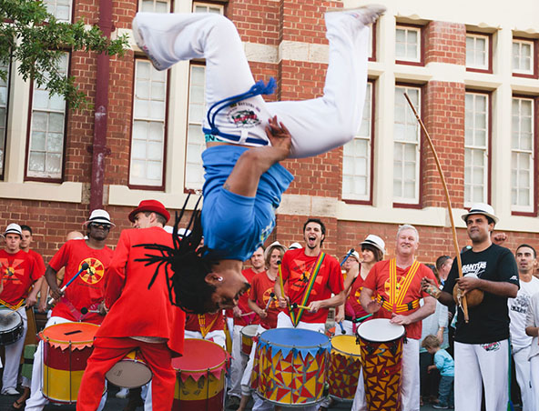 Brazilian Samba Drummers and Dancers Perth